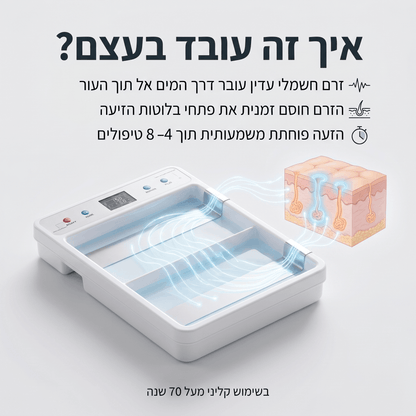 DryIt - מכונת אנטי-זיעה לכפות הידיים והרגליים